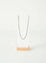 Collier matériaux métal argent UOMO femme