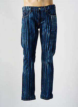 Jeans coupe slim fermeture boutonnée sur le devant taille normale bleu SCOTCH & SODA homme
