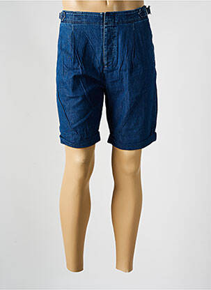 Bermuda tissage denim taille haute bleu SCOTCH & SODA homme