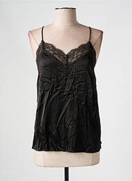 Top stretch fines bretelles noir SCOTCH & SODA femme
