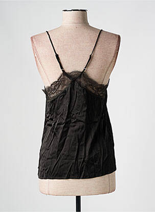 Top stretch fines bretelles noir SCOTCH & SODA femme