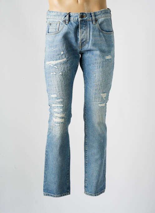 Jeans coupe slim fermeture boutonnée sur le devant taille normale bleu SCOTCH & SODA homme