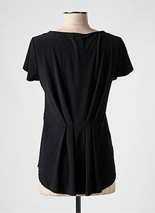 T-shirt stretch manches courtes noir ANDAMIO femme