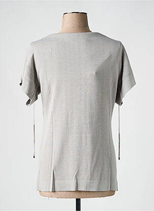 T-shirt coupe cintrée manches courtes gris TAVIANI femme