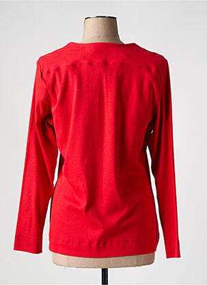 T-shirt manches longues manches longues rouge DISMERO femme