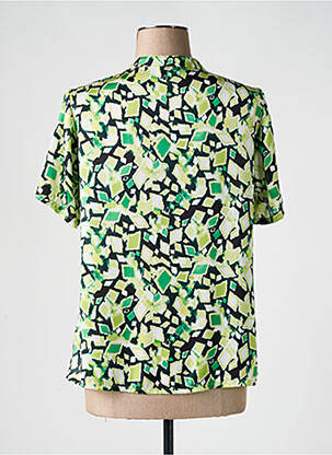 Chemisier manches courtes manches courtes vert B DE BREL femme