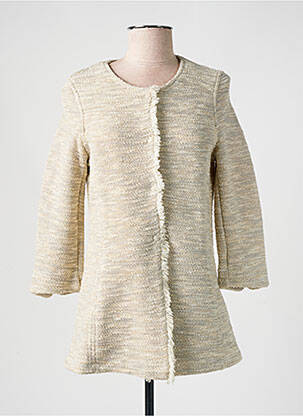Veste casual beige DISMERO pour femme