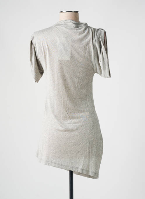 Tunique manches courtes coupe cintrée gris MAX MARA femme