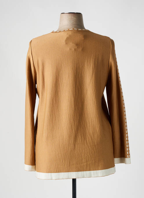 Pull marron PIERO MORETTI pour femme