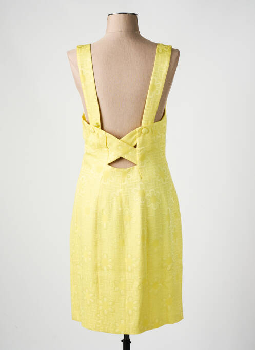 Robe mi-longue jaune ELECTRE pour femme