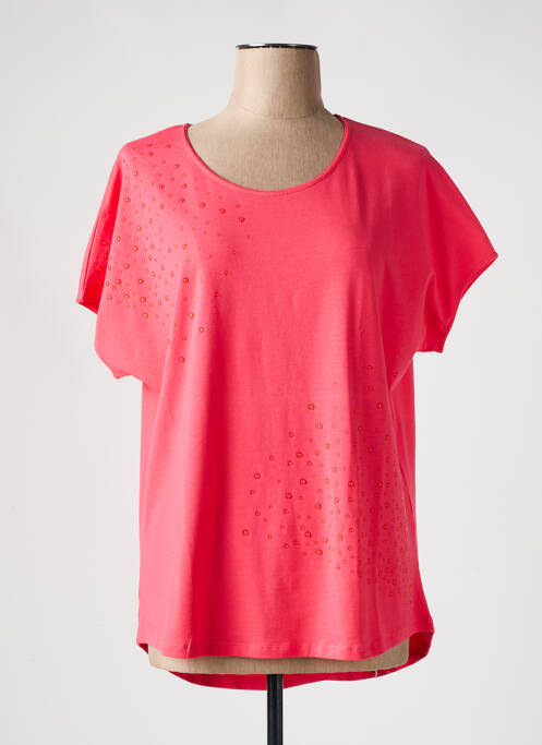 T-shirt rouge DISMERO pour femme
