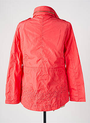 Coupe-vent poches a capuche orange FUEGO WOMAN femme