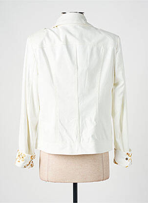 Veste casual col tailleur beige FRANK LYMAN femme