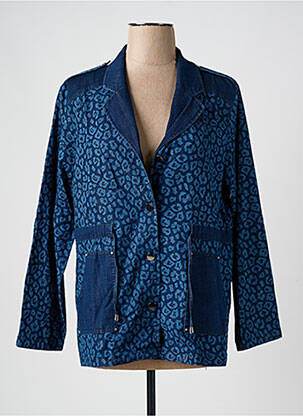 Blazer poches bleu ANANKE femme