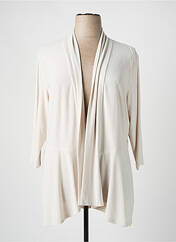 Gilet manches longues beige FRANK LYMAN pour femme seconde vue