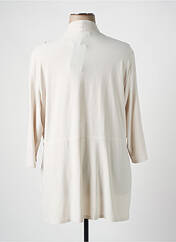 Gilet manches longues beige FRANK LYMAN pour femme seconde vue