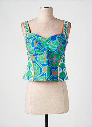 Top vert LESLIE pour femme