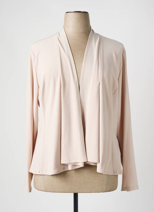 Gilet manches longues beige FRANK LYMAN pour femme