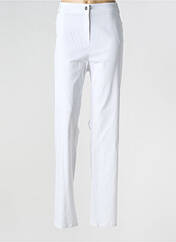 Pantalon droit blanc PAUSE CAFE pour femme seconde vue