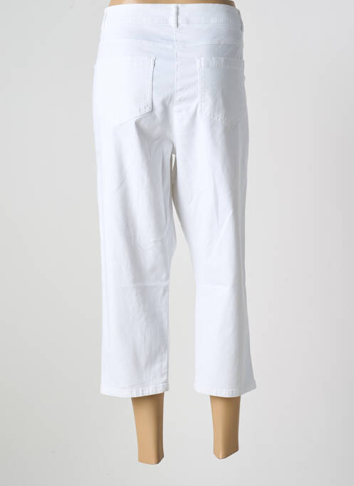 Pantacourt blanc PAUSE CAFE pour femme