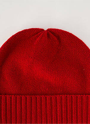 Bonnet stretch rouge ALLUDE homme