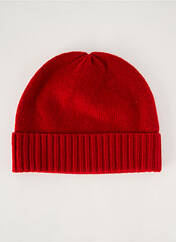 Bonnet rouge ALLUDE pour homme seconde vue