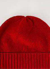 Bonnet rouge ALLUDE pour homme seconde vue