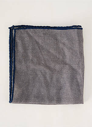 Foulard coutures renforcées gris BREUER homme