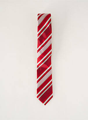 Cravate imprimé rayures rouge STRELLSON homme
