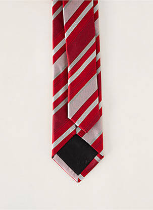 Cravate imprimé rayures rouge STRELLSON homme