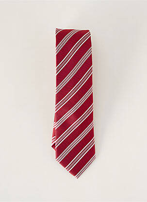 Cravate imprimé rayures rouge STRELLSON homme