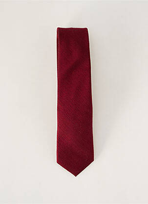 Cravate effet matière satinée rouge STRELLSON homme