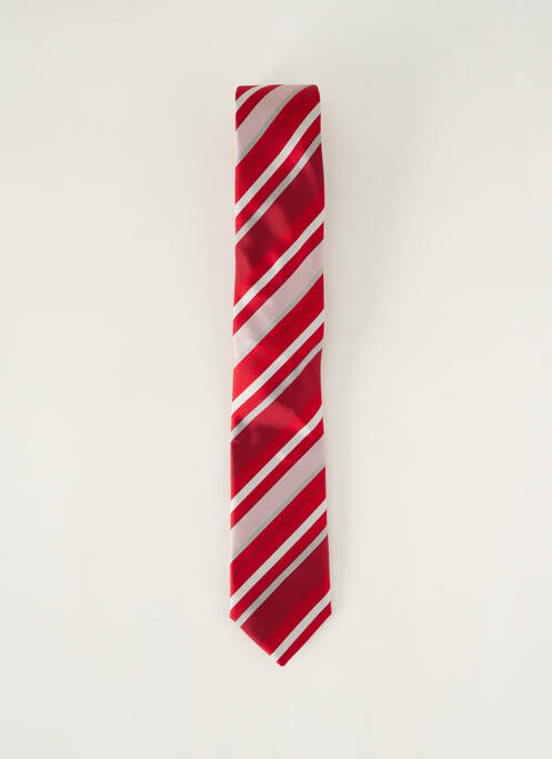 Cravate imprimé rayures rouge STRELLSON homme