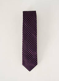 Cravate effet matière satinée violet STRELLSON homme