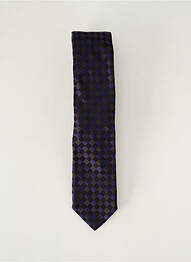 Cravate effet matière satinée violet STRELLSON homme