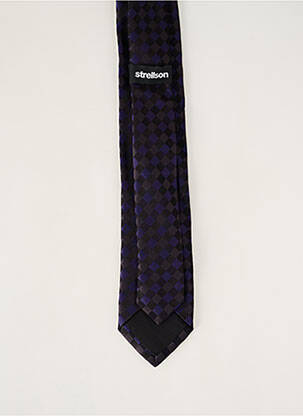 Cravate effet matière satinée violet STRELLSON homme