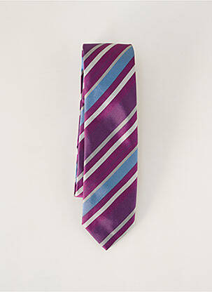 Cravate imprimé rayures violet STRELLSON homme