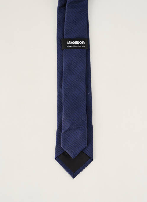 Cravate imprimé rayures bleu STRELLSON homme