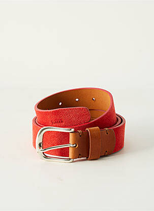 Ceinture effet matière satinée rouge CLOSED unisexe