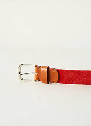 Ceinture effet matière satinée rouge CLOSED unisexe