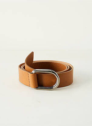 Ceinture effet matière satinée marron BARBARA BUI femme