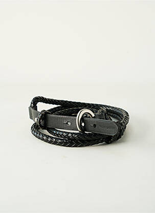 Ceinture effet matière satinée noir RALPH LAUREN femme