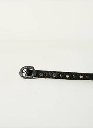 Ceinture effet matière satinée noir ABACO homme
