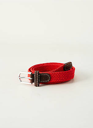 Ceinture coutures renforcées rouge BILLYBELT femme