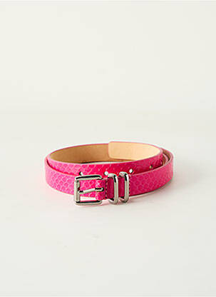 Ceinture imprimé animal rose BARBARA BUI femme