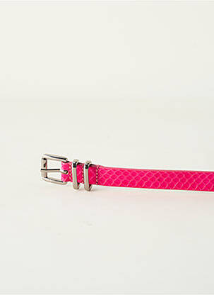 Ceinture effet matière satinée rose BARBARA BUI femme