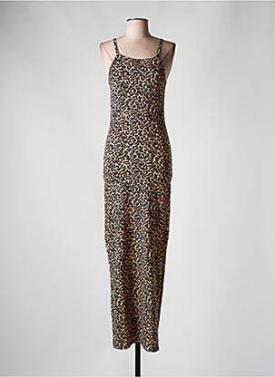 Robe longue fines bretelles fines bretelles noir ONLY femme