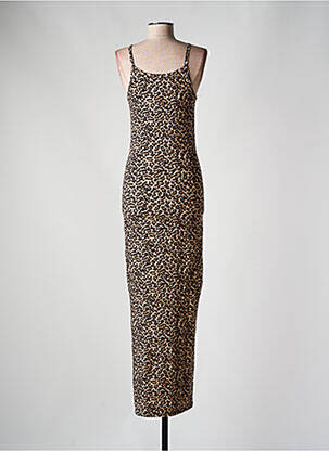 Robe longue fines bretelles fines bretelles noir ONLY femme