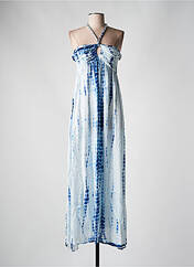 Robe longue bleu LA PETITE ETOILE pour femme seconde vue