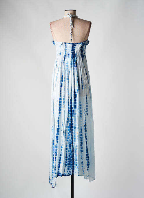 Robe longue bleu LA PETITE ETOILE pour femme